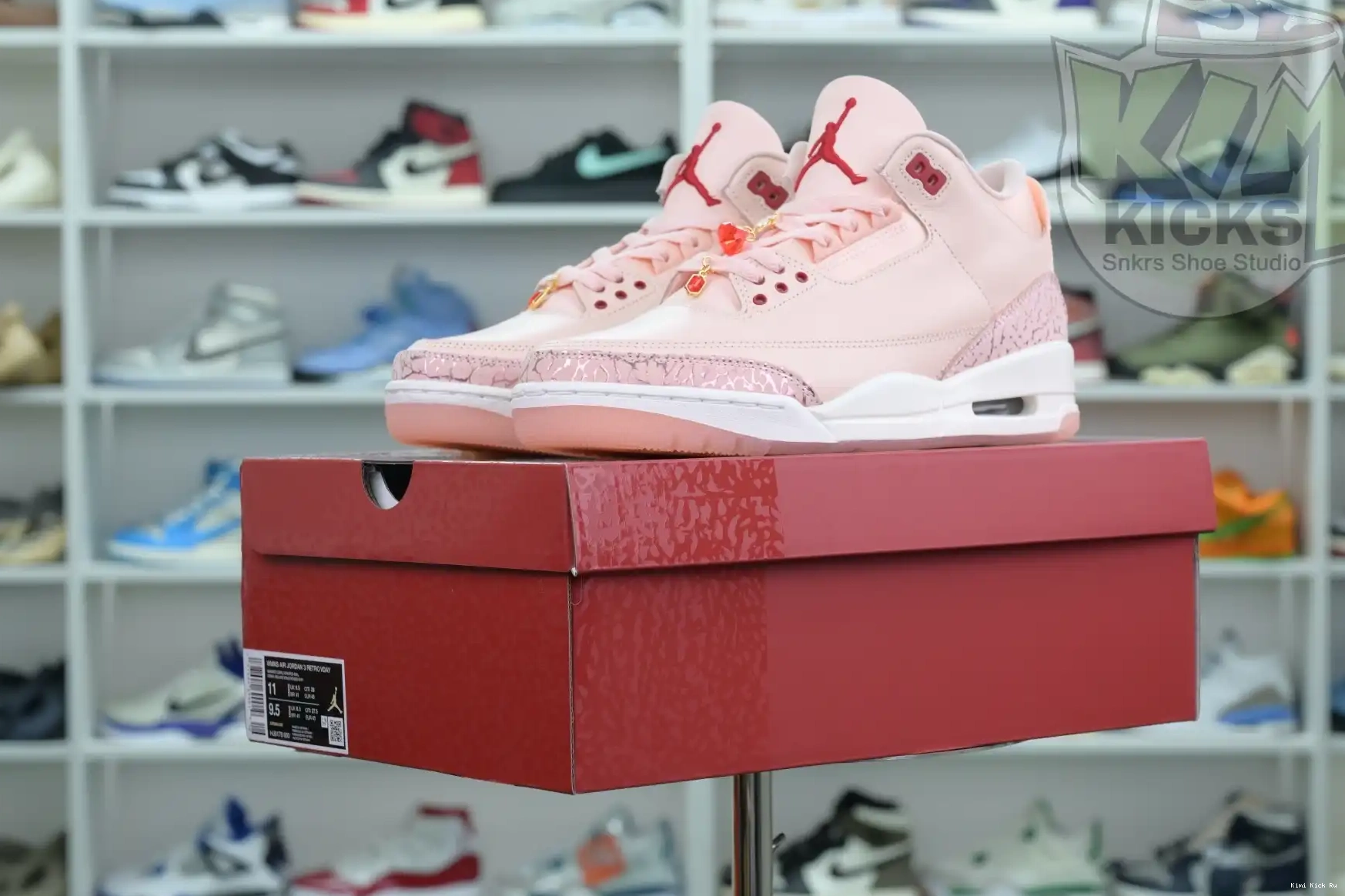 Valentine's Jordan Air 3 Jordan Day Kimikick 0712